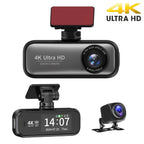 4K Wireless Dashcam with Dual Channel Recording and Instant Smartphone Access - LofiMart