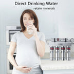 5-Stage Under Sink Water Filtration System with Zero Waste and 304 Stainless Steel Housing - LofiMart