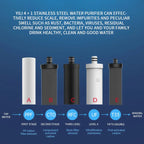 5-Stage Under Sink Water Filtration System with Zero Waste and 304 Stainless Steel Housing - LofiMart