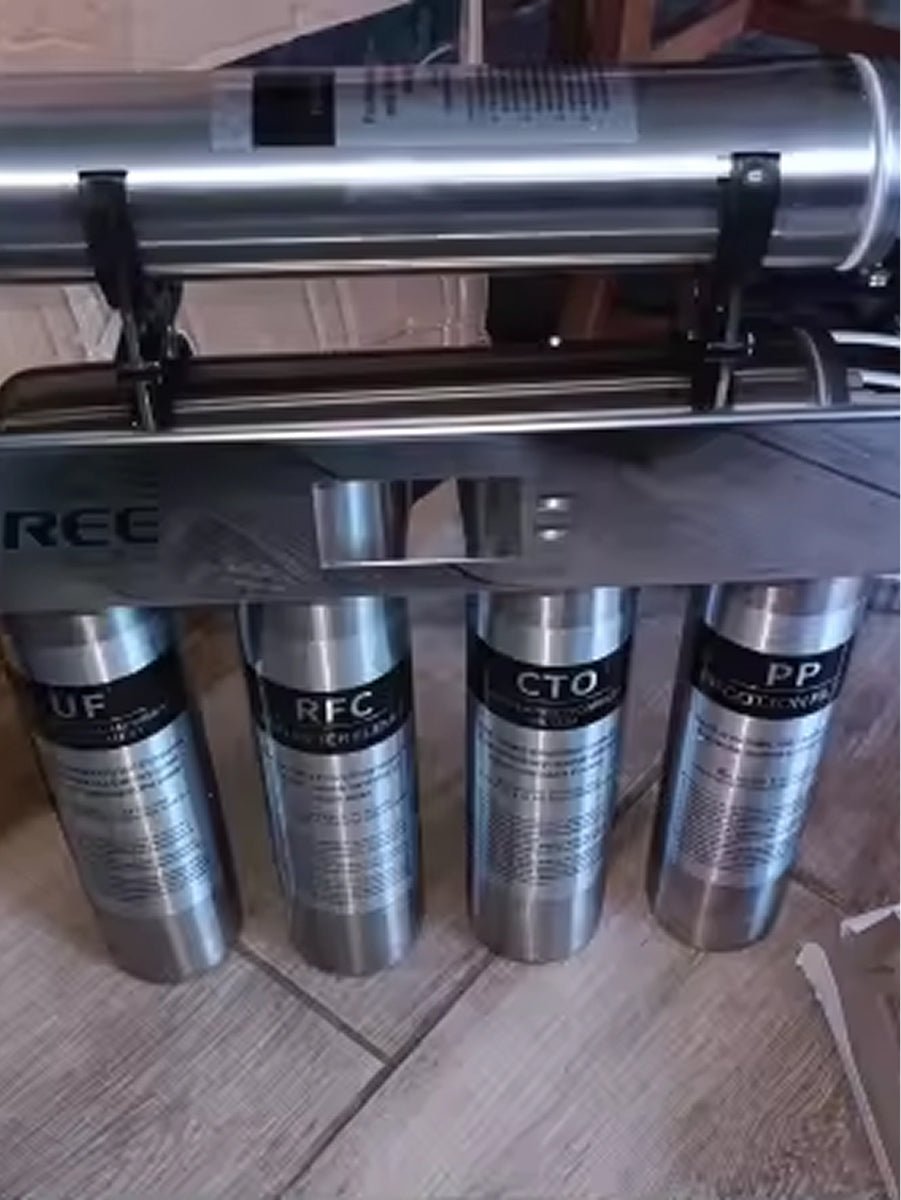 5-Stage Under Sink Water Filtration System with Zero Waste and 304 Stainless Steel Housing - LofiMart