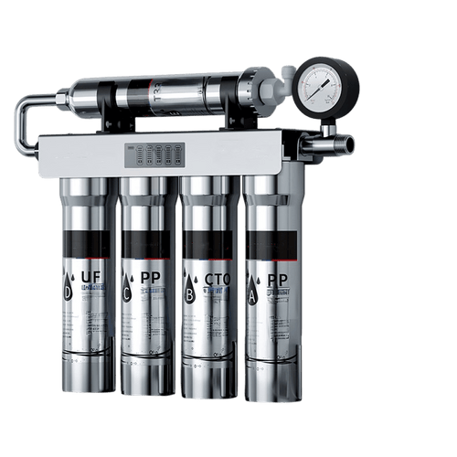 5-Stage Under Sink Water Filtration System with Zero Waste and 304 Stainless Steel Housing - LofiMart