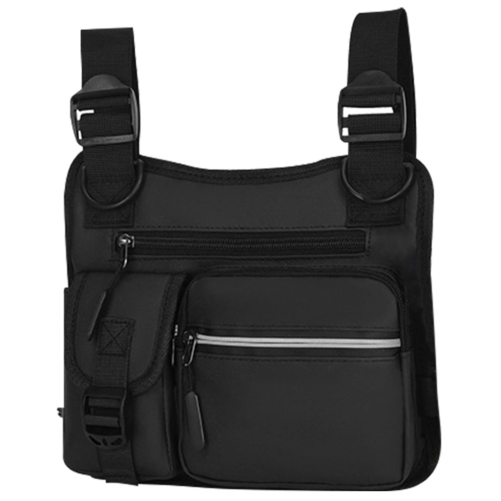 Adjustable Pickleball Tactical Chest Bag with Waterproof Storage for Outdoor Activities - LofiMart