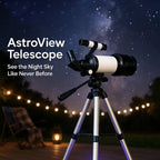 Beginner Astronomy Telescope with 70mm Aperture and 150X Magnification for Stargazing - LofiMart