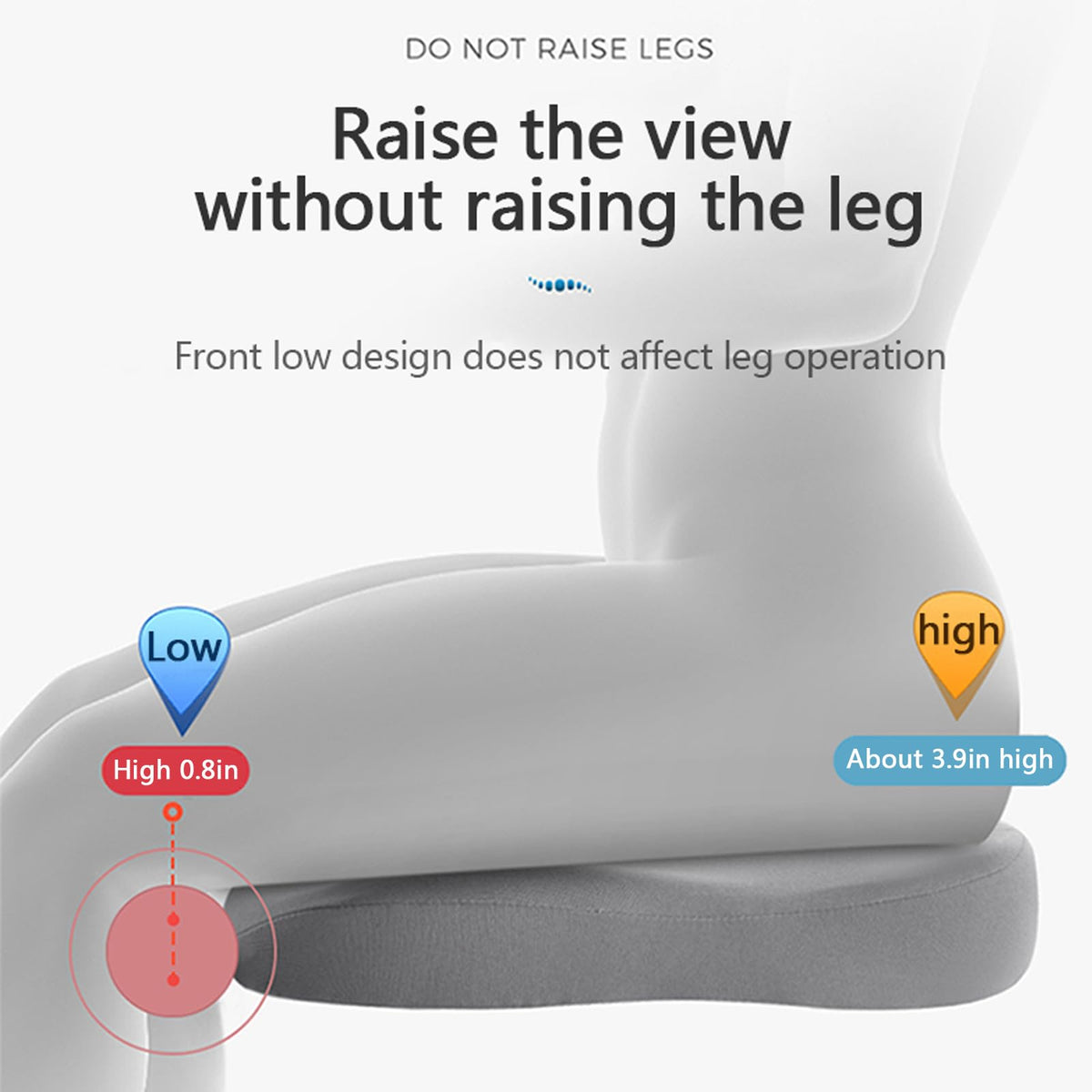 Car Booster Seat Cushion for Enhanced Visibility and Comfort with Memory Foam Support - LofiMart