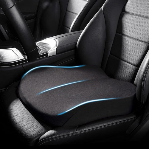 Car Booster Seat Cushion for Enhanced Visibility and Comfort with Memory Foam Support - LofiMart
