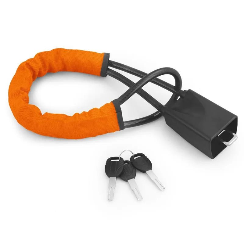 Car Steering Wheel Lock with Heavy-Duty Steel Cable for Anti-Theft Protection - LofiMart