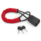 Car Steering Wheel Lock with Heavy-Duty Steel Cable for Anti-Theft Protection - LofiMart