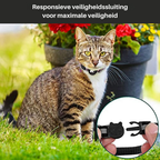Cat GPS Collar with Reflective Safety Design and Quick Release Closure - LofiMart