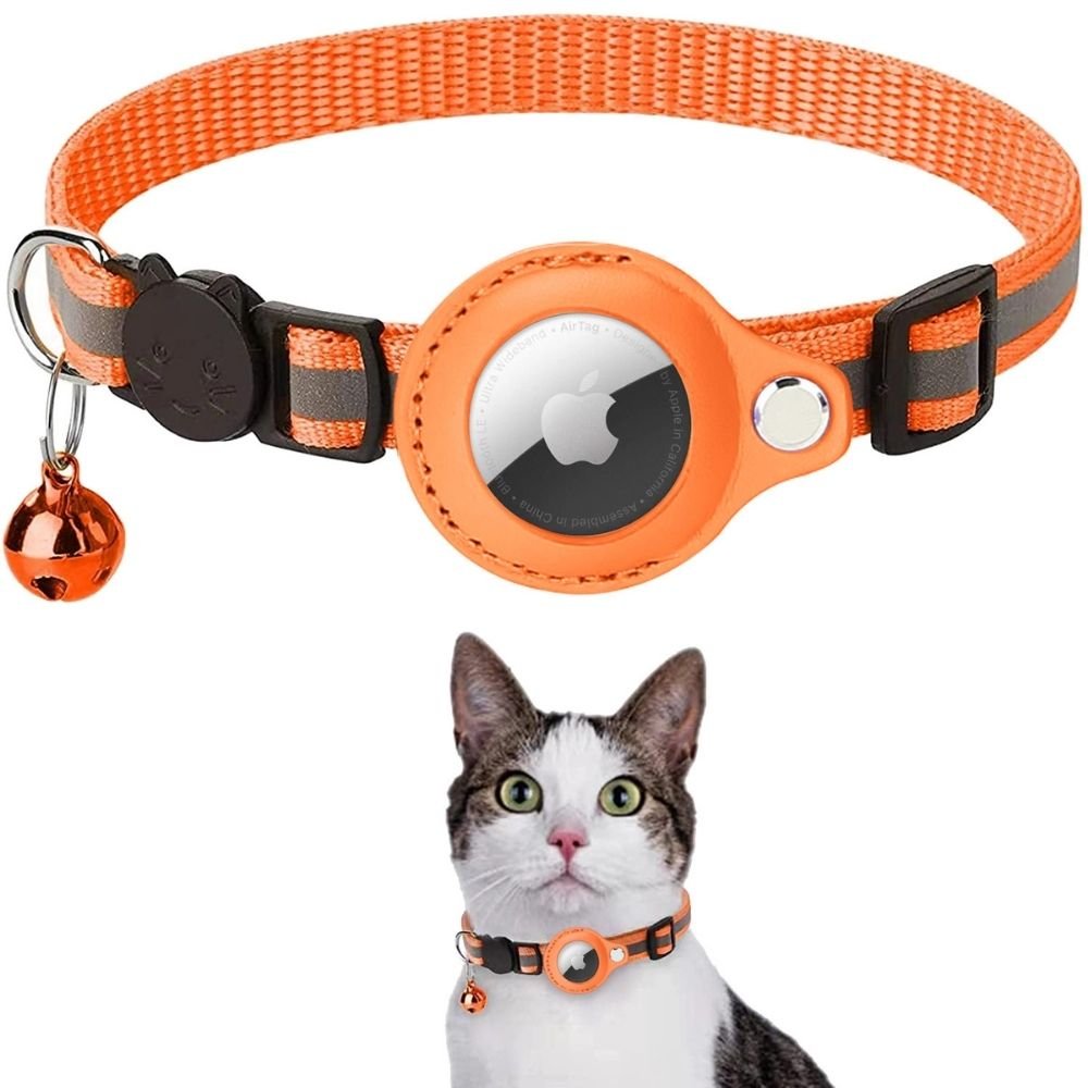Cat GPS Collar with Reflective Safety Design and Quick Release Closure - LofiMart