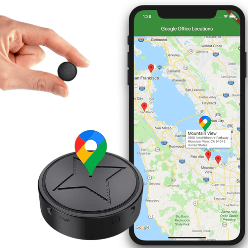 Compact Magnetic GPS Tracker with Live Location Tracking and Audio Recording - LofiMart