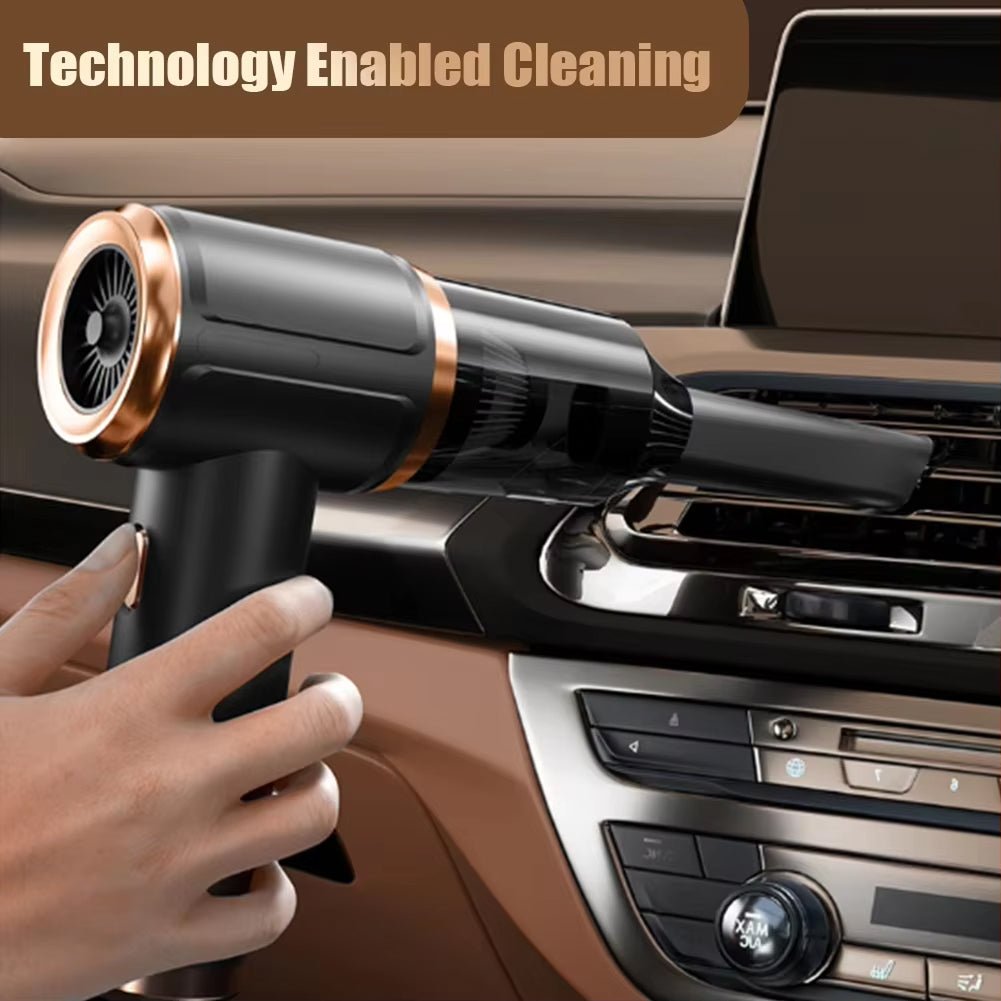 Cordless Car Vacuum Cleaner with 45000Pa Suction and 5-in-1 Versatility for Wet and Dry Cleaning - LofiMart