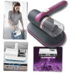 Cordless UV-C Vacuum Cleaner for Mattress and Upholstery with Strong Suction and Portable Design - LofiMart