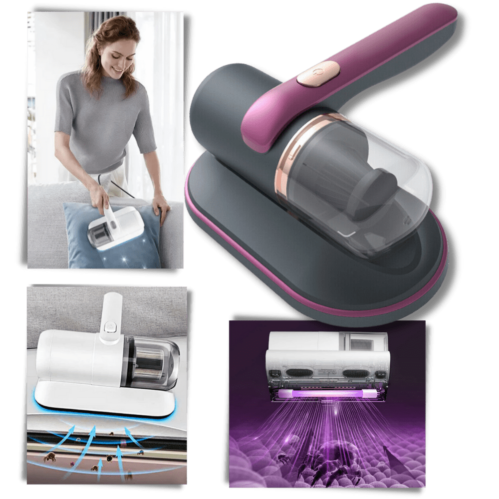 Cordless UV-C Vacuum Cleaner for Mattress and Upholstery with Strong Suction and Portable Design - LofiMart