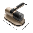 Cordless UV-C Vacuum Cleaner for Mattress and Upholstery with Strong Suction and Portable Design - LofiMart