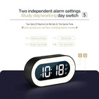 Digital Sunrise Alarm Clock with Dimmable Night Light and Natural Wake Sounds for Bedroom - LofiMart
