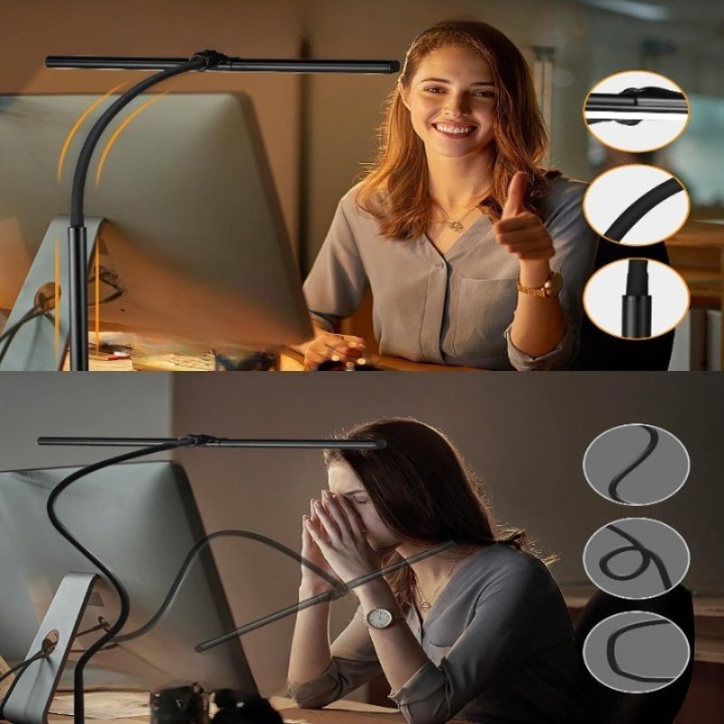 Dimmable Architect Desk Lamp with 25 Lighting Modes and Eye-Safe LED Illumination - LofiMart