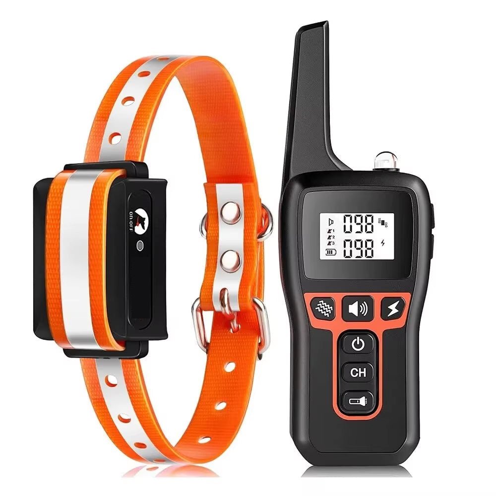 Dog Shock Collar with 1000m Range and IP67 Waterproof Rating for Effective Training - LofiMart