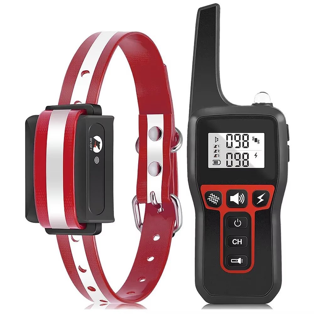 Dog Shock Collar with 1000m Range and IP67 Waterproof Rating for Effective Training - LofiMart