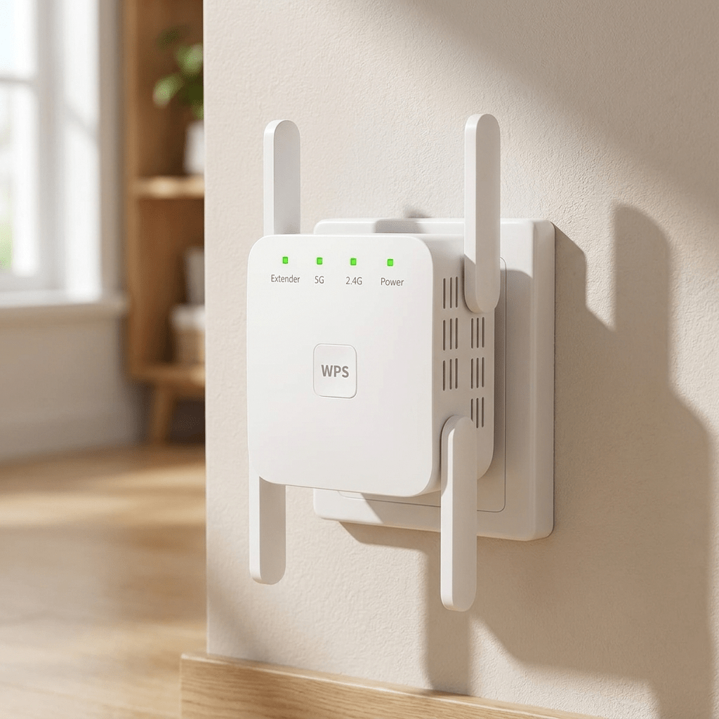 Dual-Band Wi-Fi Extender with High-Speed Connectivity for Seamless Coverage - LofiMart