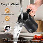 Electric Milk Frother for Coffee and Cappuccino - Automatic Hot and Cold Foam Maker - LofiMart
