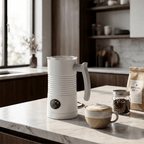 Electric Milk Frother for Coffee and Cappuccino - Automatic Hot and Cold Foam Maker - LofiMart