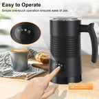 Electric Milk Frother for Coffee and Cappuccino - Automatic Hot and Cold Foam Maker - LofiMart