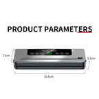 Electric Vacuum Sealer with Built-in Cutter and Wet/Dry Modes for Food Preservation - LofiMart