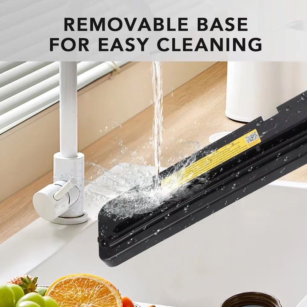 Electric Vacuum Sealer with Built-in Cutter and Wet/Dry Modes for Food Preservation - LofiMart