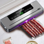 Electric Vacuum Sealer with Built-in Cutter and Wet/Dry Modes for Food Preservation - LofiMart