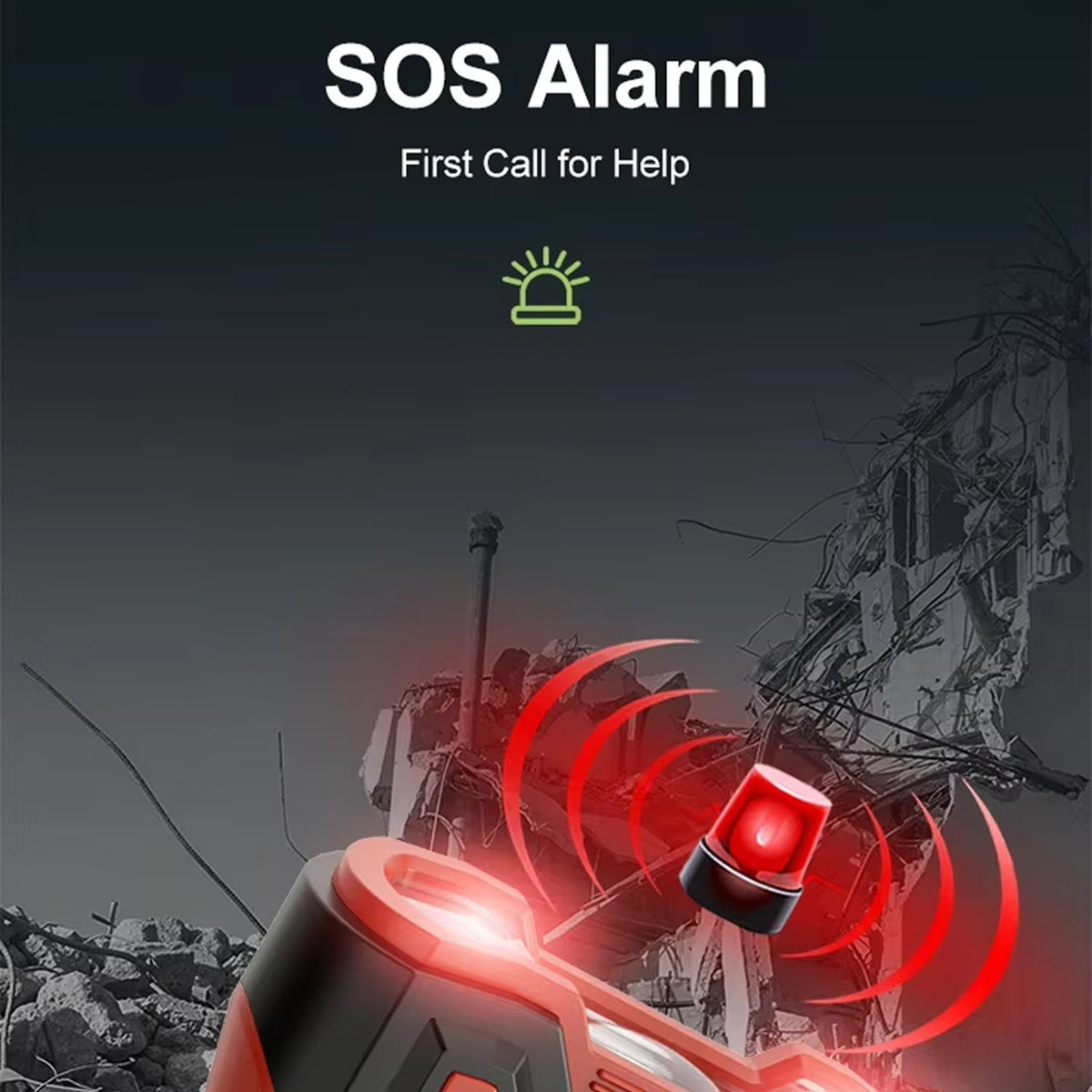 Emergency Radio and Power Bank with 12000mAh Capacity and Solar Charging for UK Storms - LofiMart