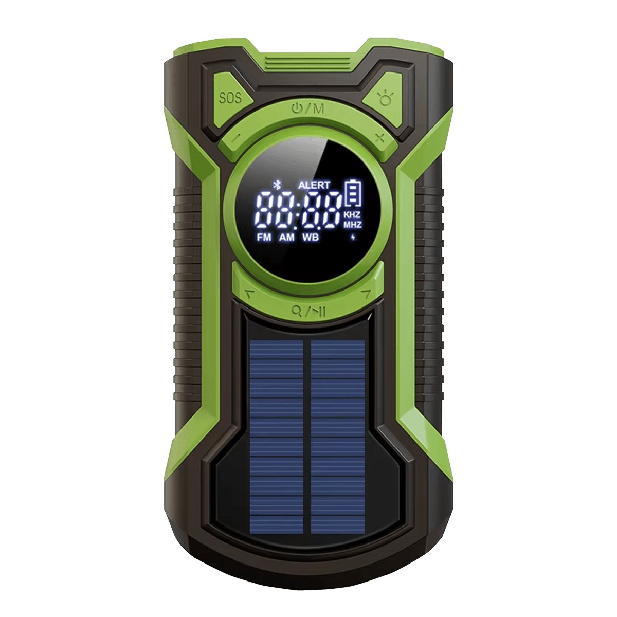 Emergency Radio and Power Bank with 12000mAh Capacity and Solar Charging for UK Storms - LofiMart