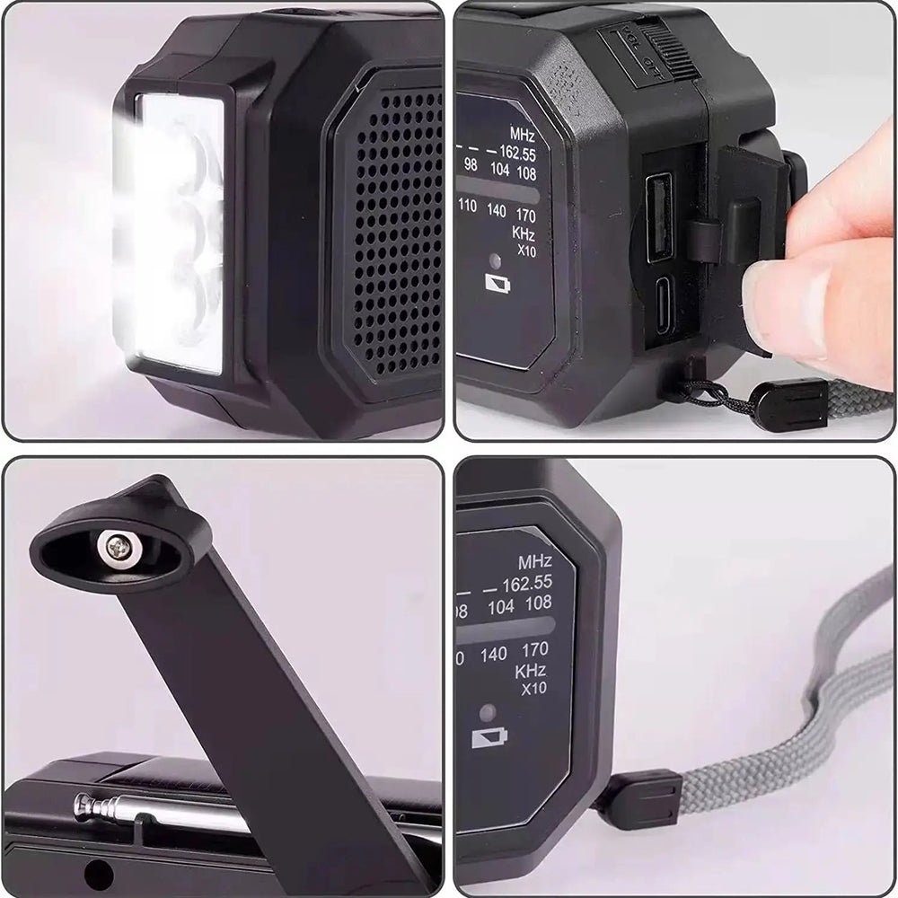 Emergency Solar Hand Crank Radio - LofiMart