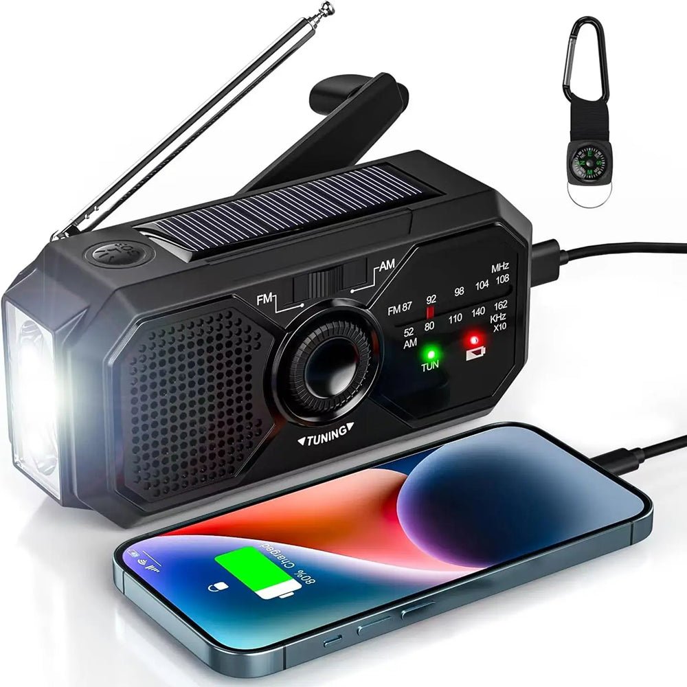 Emergency Solar Hand Crank Radio - LofiMart
