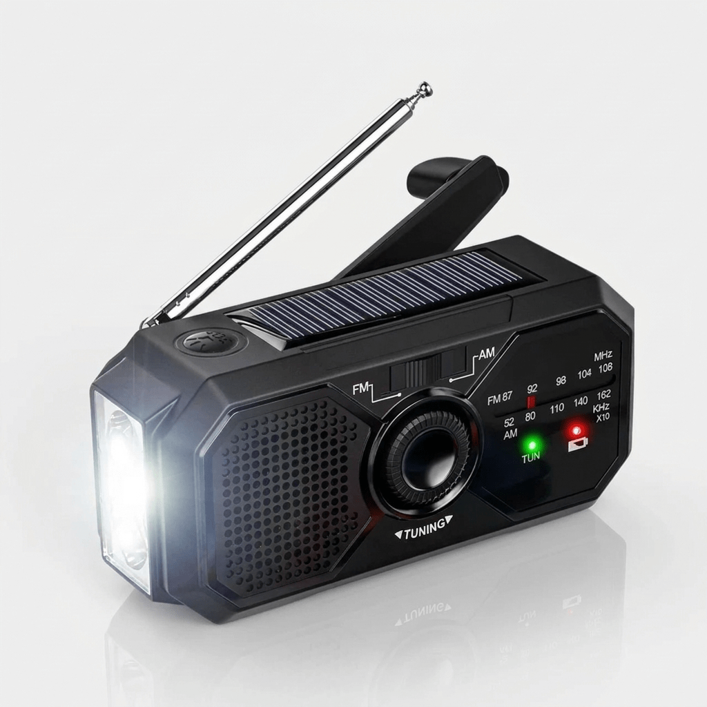 Emergency Solar Hand Crank Radio - LofiMart