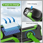 Emergency Wind Up Radio with Power Bank - LofiMart