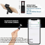 Extendable Phone Tripod with Bluetooth Remote for Steady Selfies and Vlogging - LofiMart
