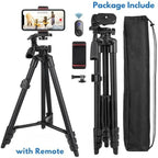 Extendable Phone Tripod with Bluetooth Remote for Steady Selfies and Vlogging - LofiMart