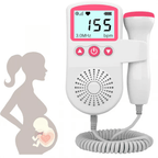 Fetal Doppler Monitor with Backlit LCD Display and Built-In Speaker for Home Use - LofiMart