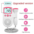 Fetal Doppler Monitor with Backlit LCD Display and Built-In Speaker for Home Use - LofiMart