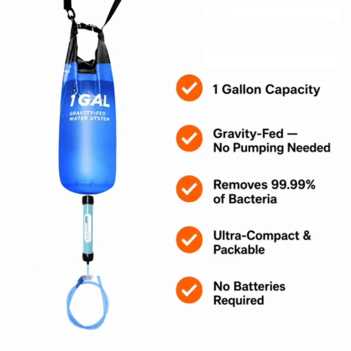 Gravity Water Filtration System - LofiMart
