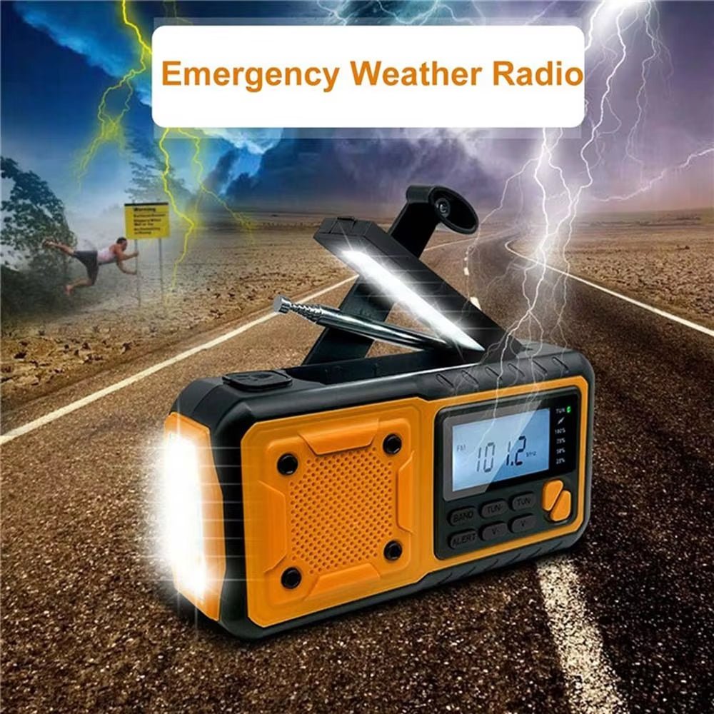 Hand Crank Emergency Radio with Power Bank - LofiMart