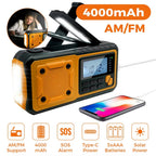 Hand Crank Emergency Radio with Power Bank - LofiMart