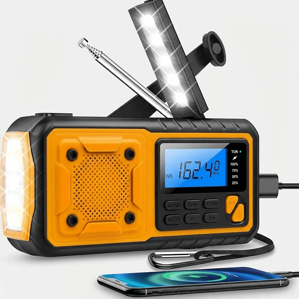 Hand Crank Emergency Radio with Power Bank - LofiMart