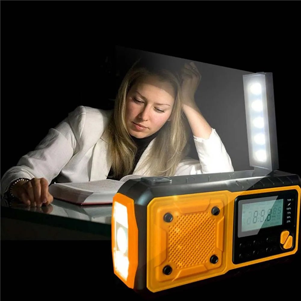 Hand Crank Emergency Radio with Power Bank - LofiMart