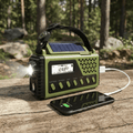 Hand Crank Emergency Radio with Solar Charging and Bluetooth Speaker - LofiMart