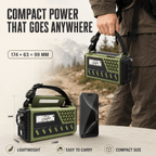 Hand Crank Emergency Radio with Solar Charging and Bluetooth Speaker - LofiMart