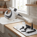 Handheld Portable Steam Cleaner with Multi-Surface Attachments for Kitchen, Grout, Rugs and Upholstery - LofiMart