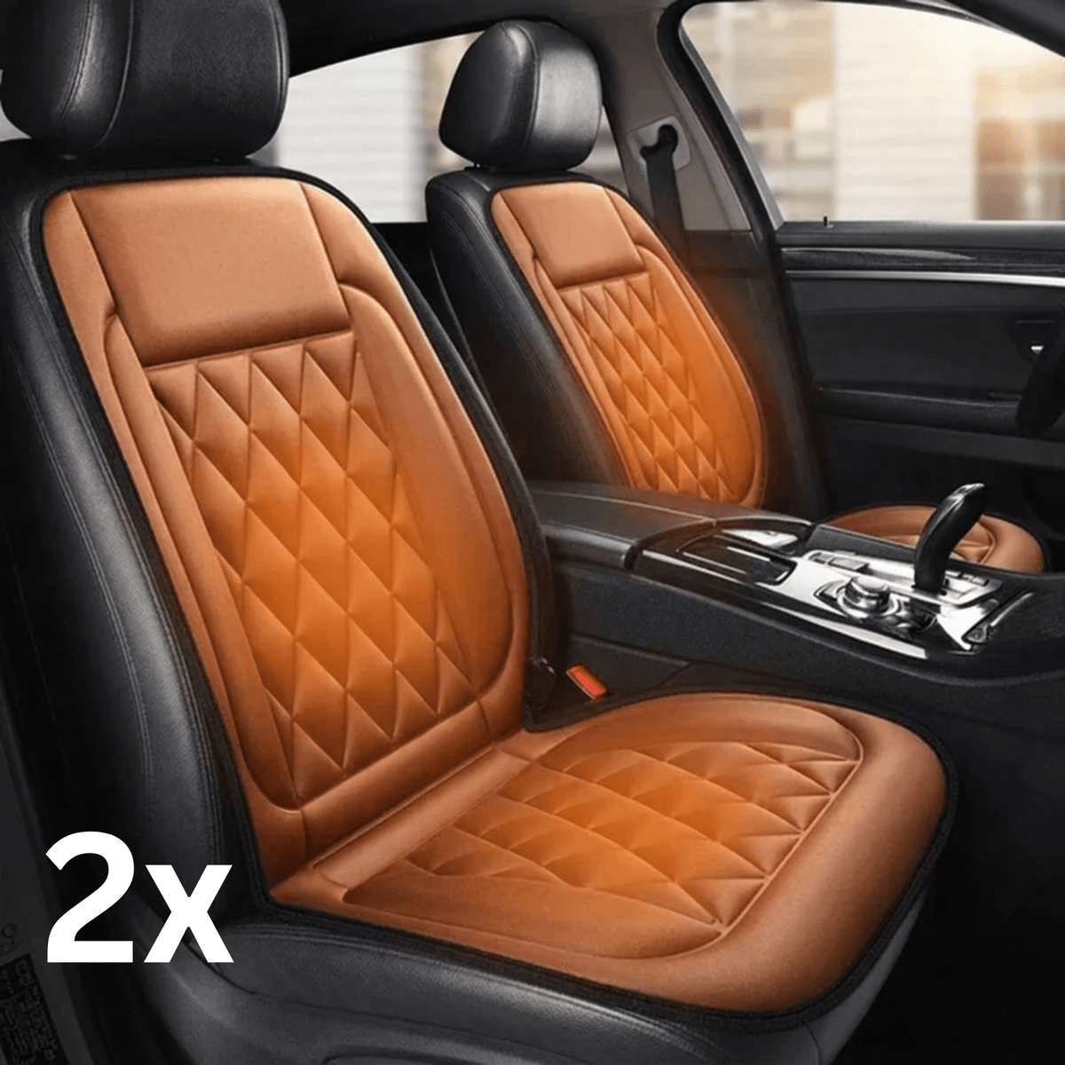 Heated Car Seat Cushions with Dual Control for Instant Winter Comfort - LofiMart