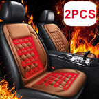 Heated Car Seat Cushions with Dual Control for Instant Winter Comfort - LofiMart