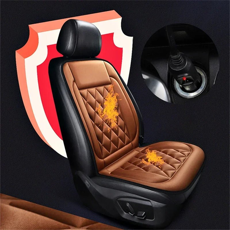 Heated Car Seat Cushions with Dual Control for Instant Winter Comfort - LofiMart